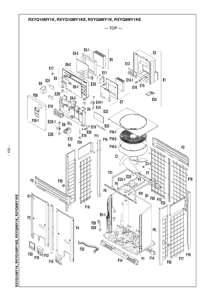 Daikin Air Conditioning Spare Part 1883556 P C B EB0564