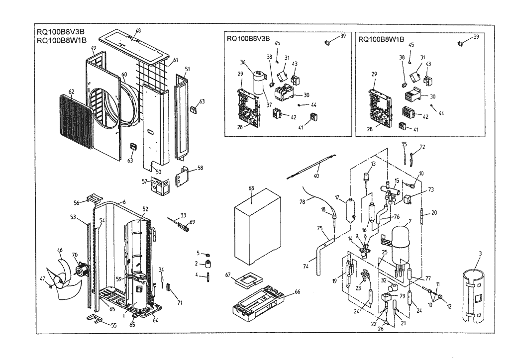 Daikin Air Conditioning Spare Part 2112567 COMPRESSOR JT125GYE K 3 00 KW