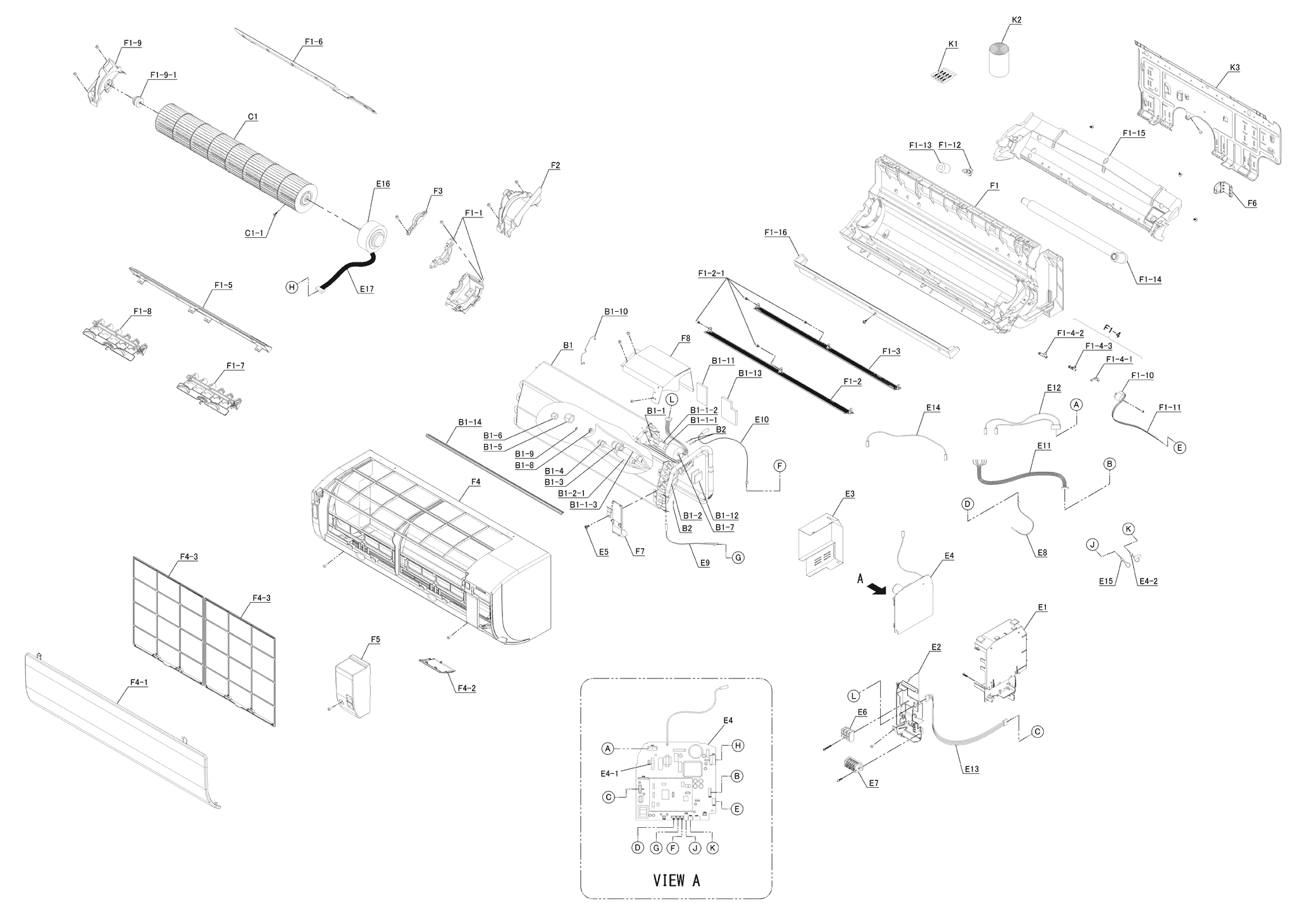 Daikin Air Conditioning Spare Part 4010213 PRINTED CIRCUIT ASSY CONTROL ...