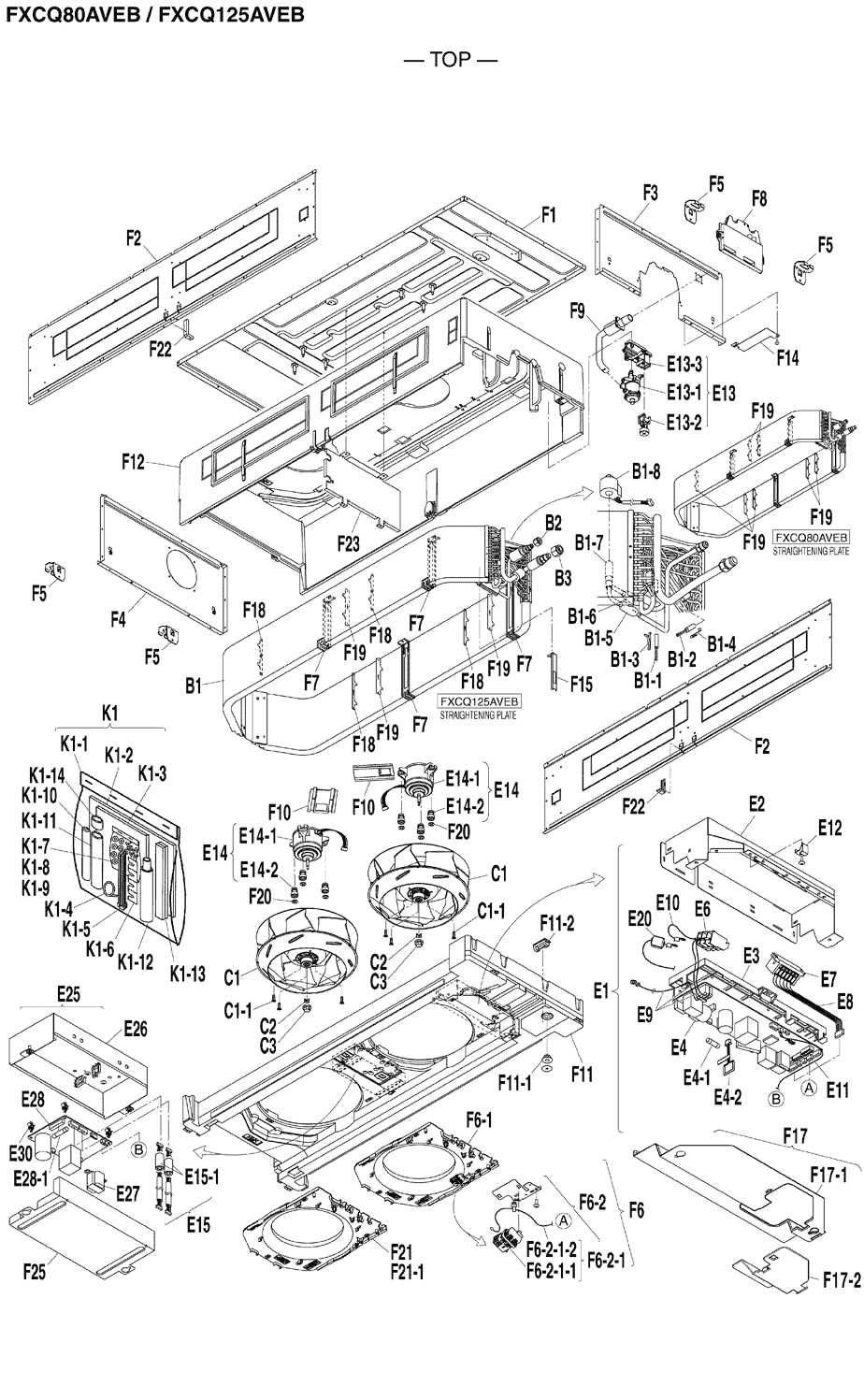 Daikin Air Conditioning Spare Part 4010995 PRINTED CIRCUIT BOARD