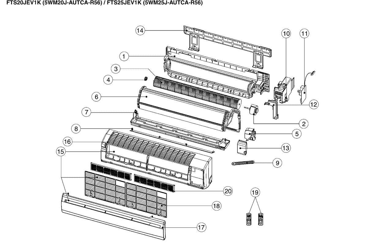Daikin Air Conditioning Spare Part 4012451 PCB ASSY