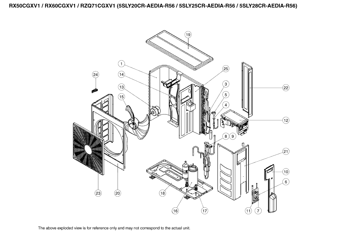 Daikin Air Conditioning Spare Part 4012945 FAN PROPELLER