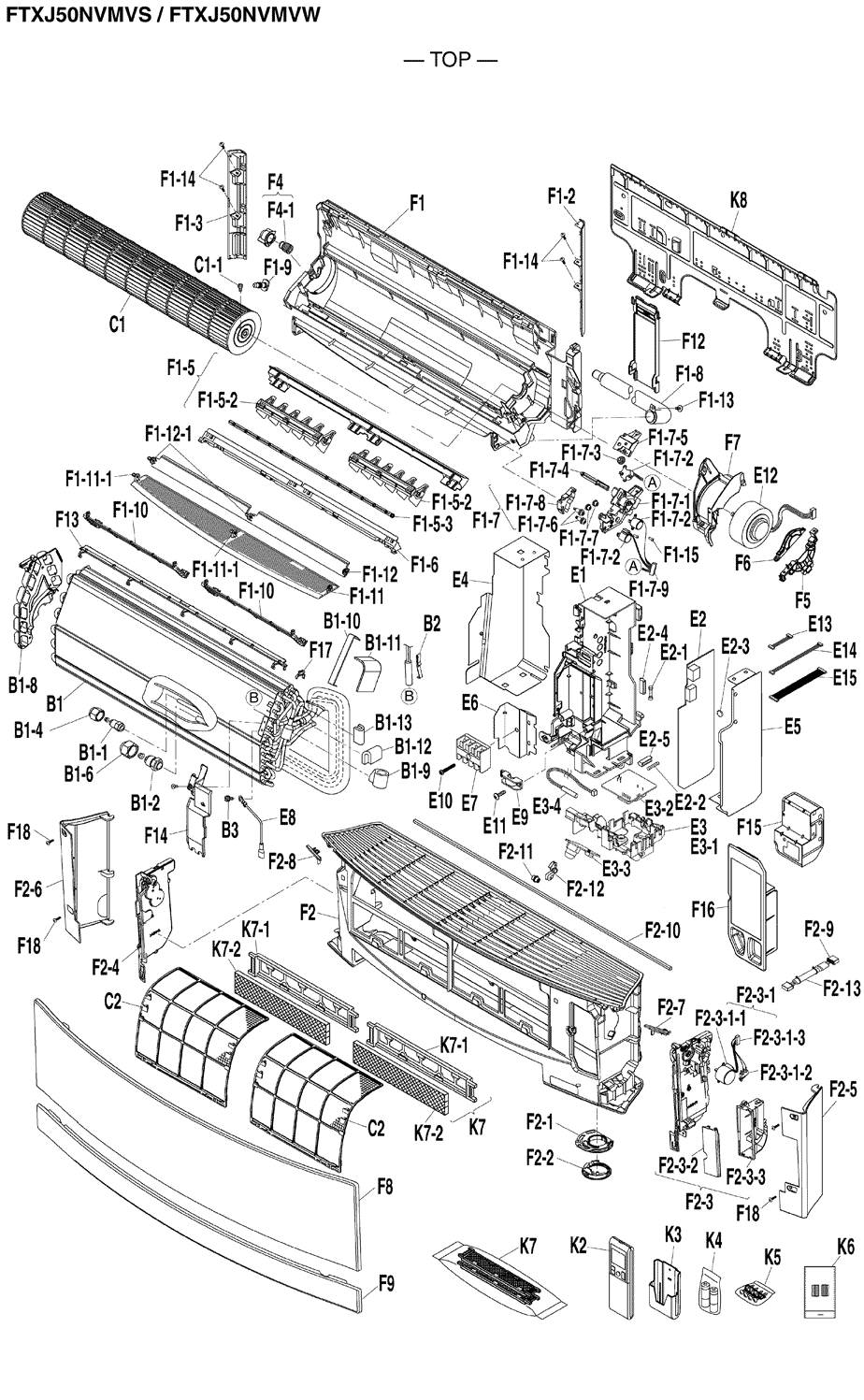 Daikin Air Conditioning Spare Part 5014084 PRINTED CIRCUIT ASSY CONTROL