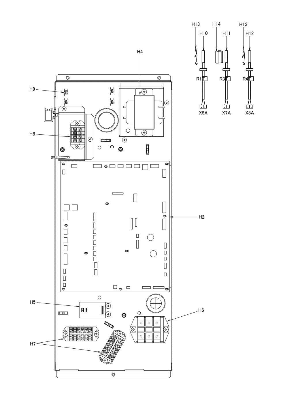 Daikin Air Conditioning Spare Part 5016096 PCB ASSY CURRENT LOOP