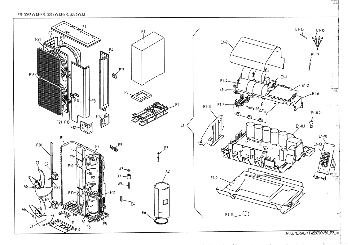 Daikin Air Conditioning Spare Part 5017652 DC FAN MOTOR KFD325708C2