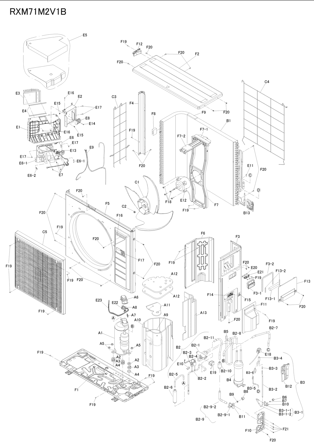 Daikin Air Conditioning Spare Part 5018797 DC FAN MOTOR
