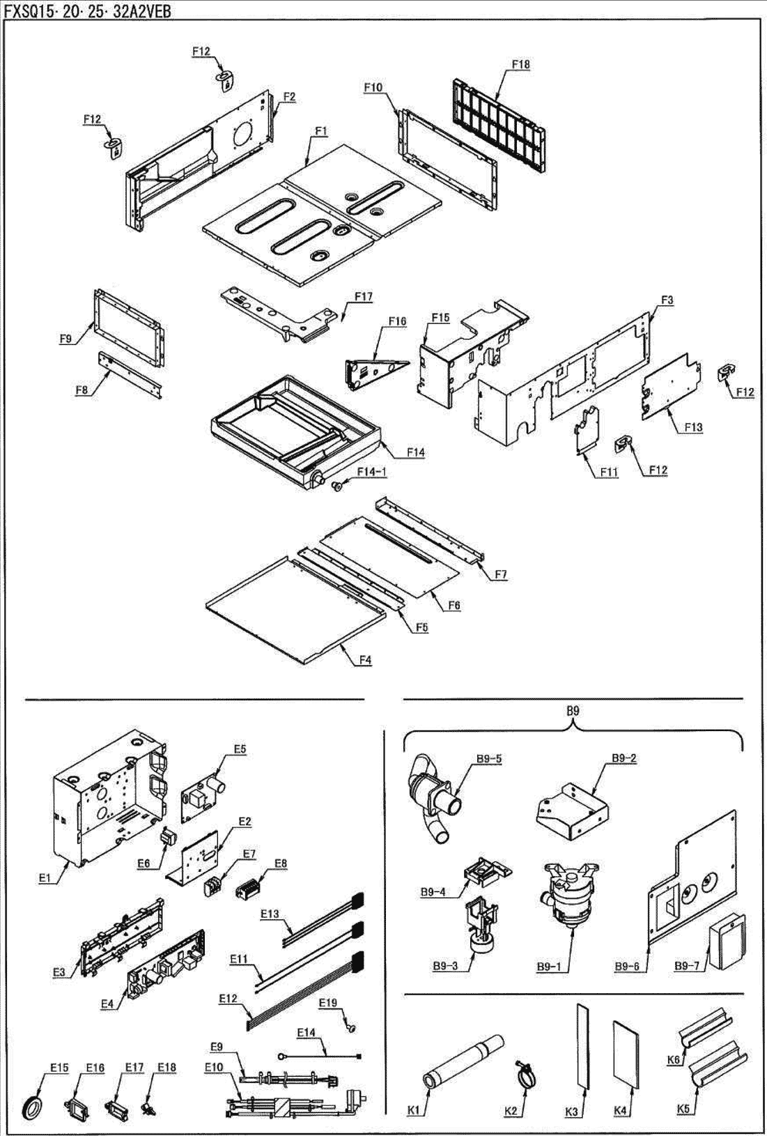 Daikin Air Conditioning Spare Part 5019244 MAIN PCB