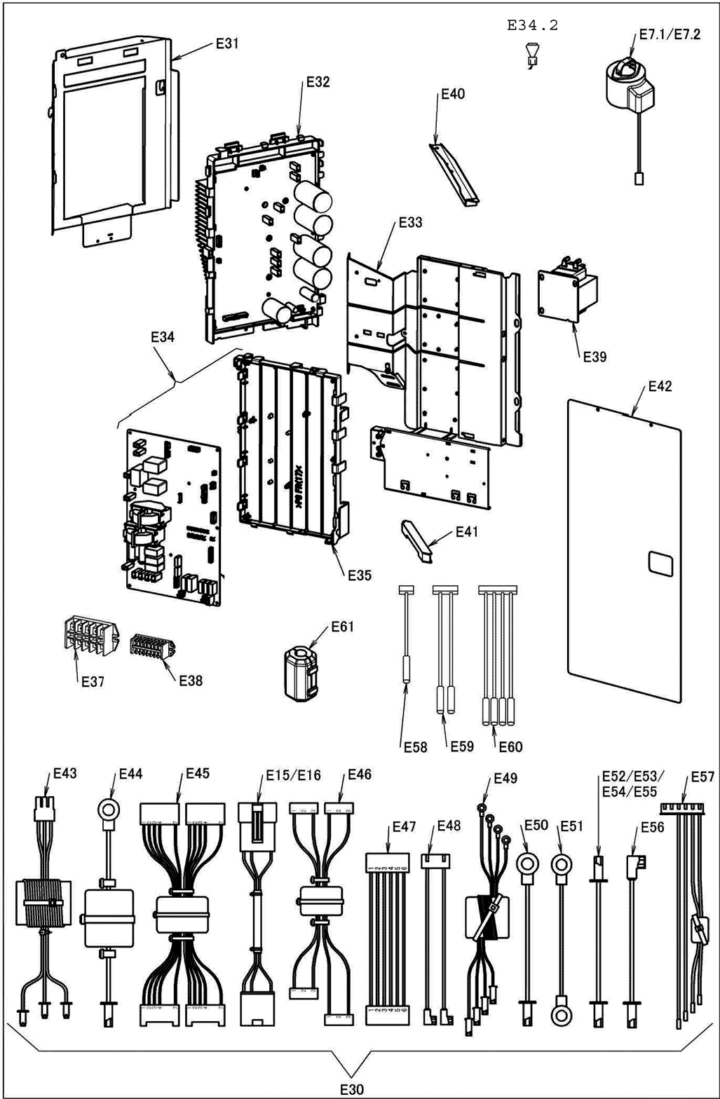 Daikin Air Conditioning Spare Part 5019794 PCB ASSY