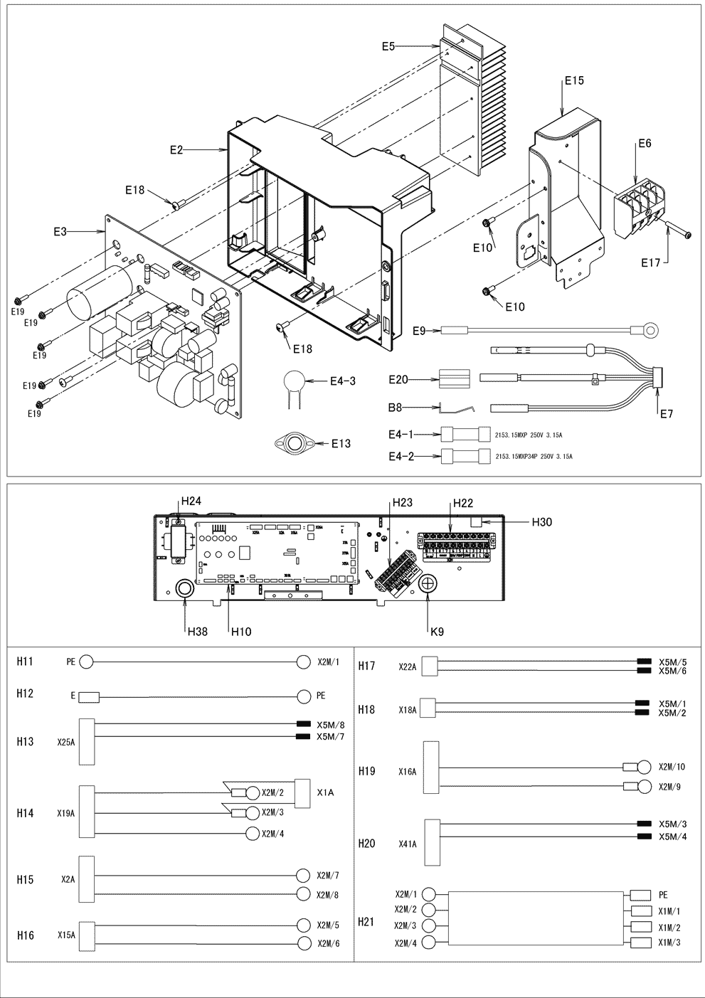 Daikin Air Conditioning Spare Part 5021972 PCB ASSY MAIN