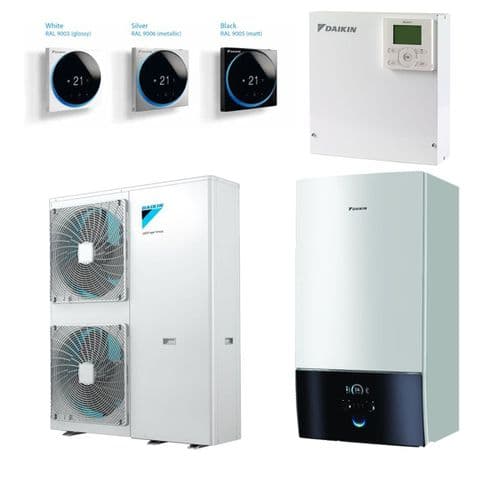 Daikin Altherma EPGA11DV+EABH16D6V Air to Water Heat pump Low Temperature Split 11Kw/38000Btu HO
