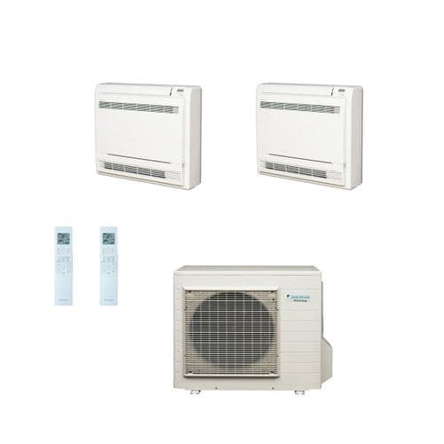 Daikin Multi 4MXS80E Heat Pump Inverter 2 x FVXS50F (5Kw17000Btu) Floor/Console A+ 240V~50Hz