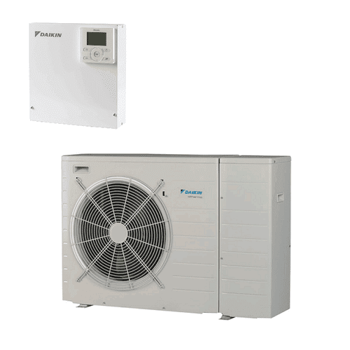 Daikin UK.MONO7 EDLQ07CV3 Air-Water Low Temperature Monoblock Heat Pump 7Kw/24000Btu A++ 240V~50Hz