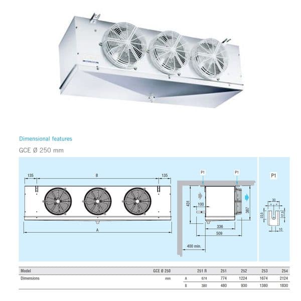 Danfoss Optyma Frozen Food OP-LSQM074FHW05G + Eco FS220L1/3B -21 DegC 20M3 Room Coldroom Kit