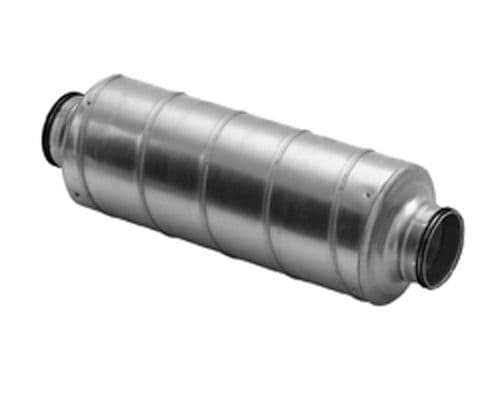 Duct Silencer Attenuator With Rubber Seal For Circular Spiral Ducting 80mm To 630mm