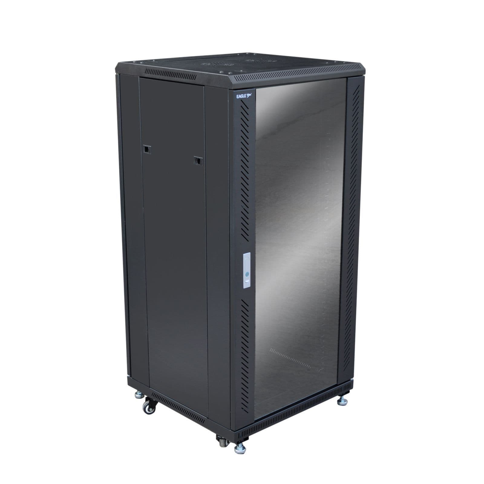 Eagle 24U Network/Data Rack Cabinet with Glass Door