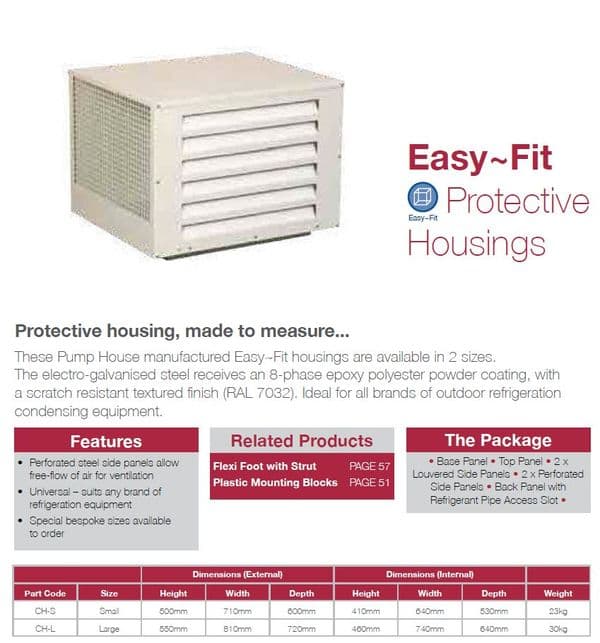 Easy~Fit Protective Housing Refrigeration Condensing Unit Small CH-L
