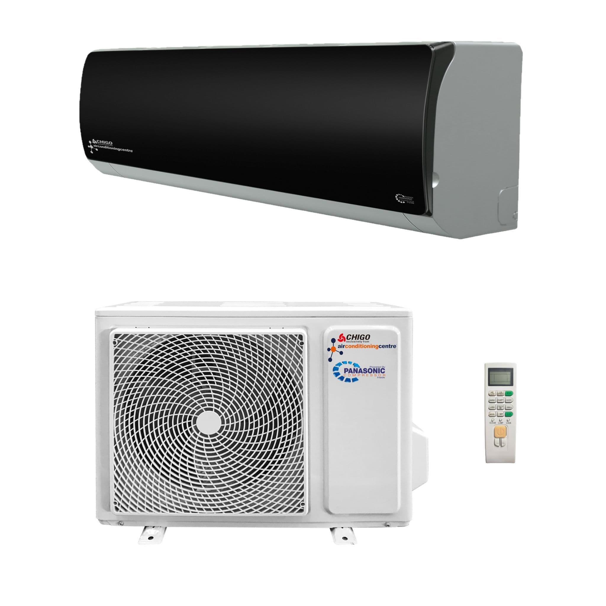EasyFit Black Mirror Air Conditioning Heat Pump KFR-36-YW/AG 3 5kW/12000Btu  R32 A 240V 50Hz