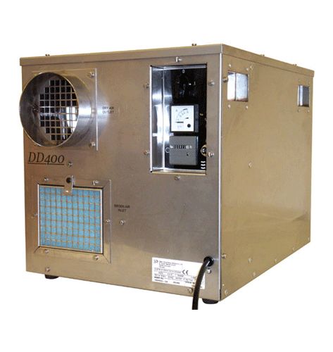 Ebac Industrial 1050055-GB DD400 Desiccant Dehumidifier 34L/Day 2.5Kw 240V~50Hz