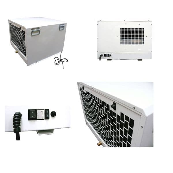 Ecor Pro DSR12 High Power Dehumidifier 1500M3/Hr 110 Litre/Day 240V~50Hz