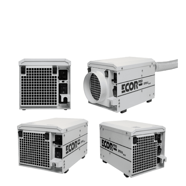 Ecor-Pro EPD50-Max Commercial White Desiccant Dehumidifier 28Ltr/Day 240V~50Hz
