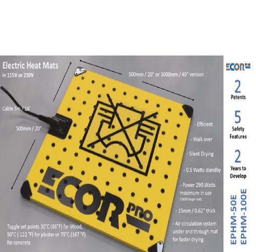 Ecor-Pro EPHM-50E Adjustable Electric Heat Mat