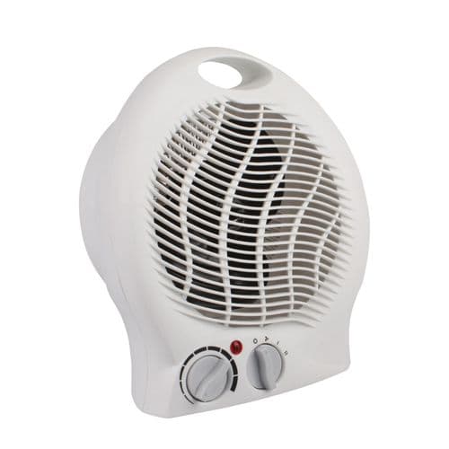 EH0153 Compact 2Kw Upright Fan Heater With 2 Heat Settings 240V~50Hz