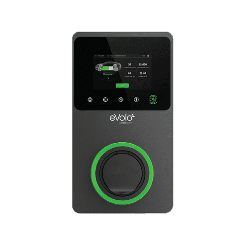 eVolo eVoom EVC7005 EV Charger Type 2 Un-tethered Wi-Fi, Ethernet, Bluetooth, RS485 22kW 415V~50Hz
