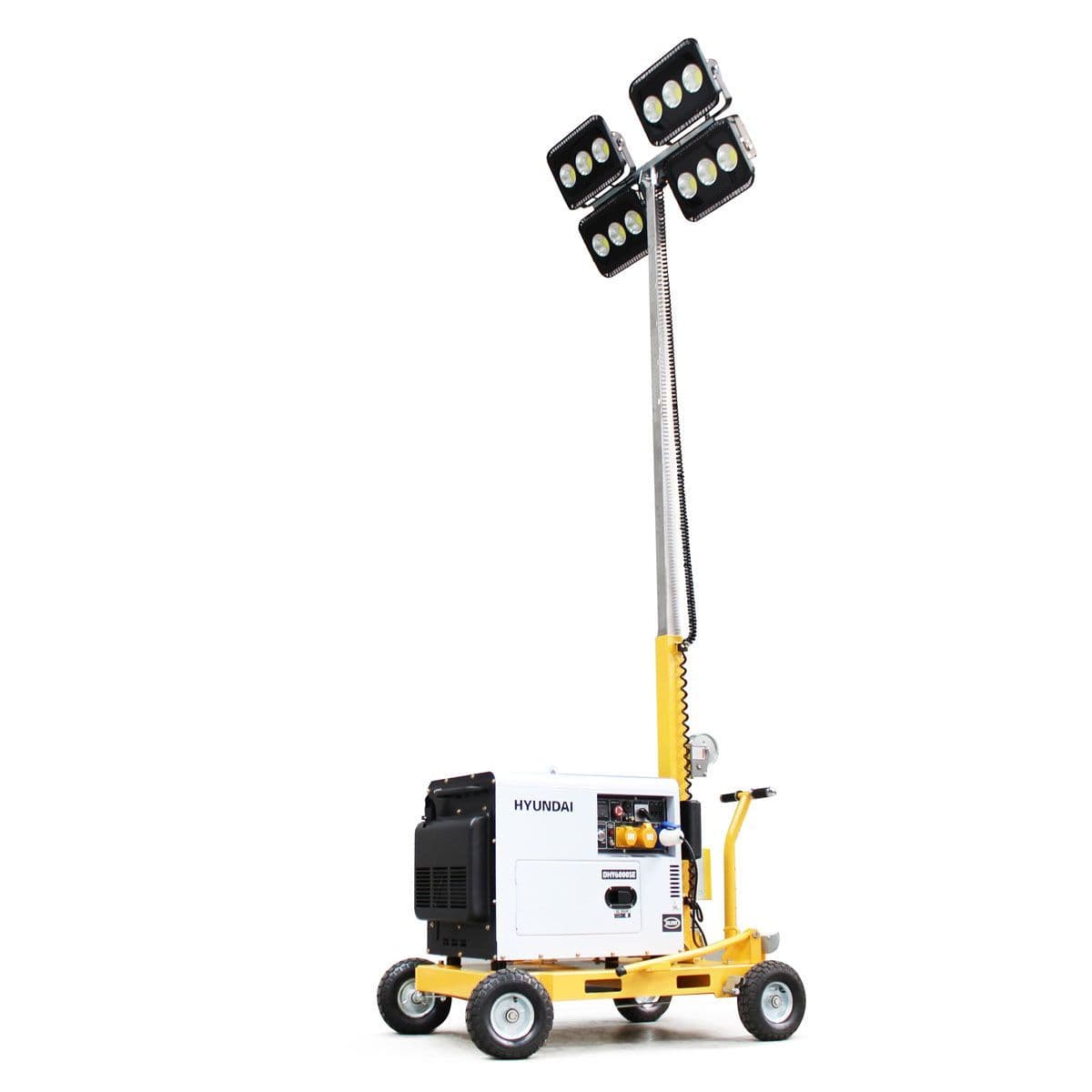 Evopower 5M LT600-LED-D DHY6000SE Mobile Lighting Tower 12500 lumens 600