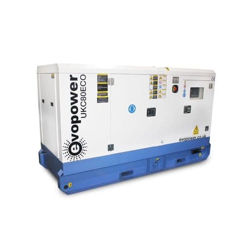 Evopower UKC80ECO Cummins Diesel Generator Noise Cancelling Canopy 80kVA 220-415V~50Hz