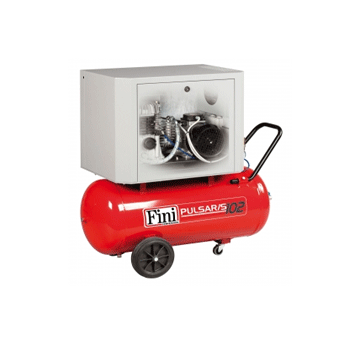 Fini Pulsar/S103-90-3T Belt Driven Silenced Portable Air Compressor 3HP 11 CFM 90 Litre Tank