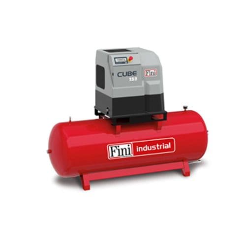 Fini V83PO92FNM401 CUBE 7.5-10-500 500l tank 7.5Kw 10Hp 1050L/min 37.1CFM 10Bar 145PSI 415V