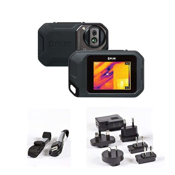FLIR Thermal Imaging Camera 72001-0101 C2 Budget Light Pocket-Sized 80 x 80 pixels -10 to +150°C
