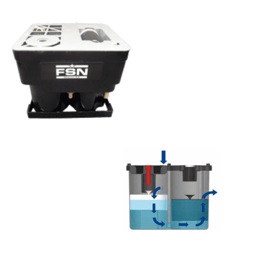 FSN EW20 Condensate Oil Water Separator70 cfm 1/2"G Part No F8193408