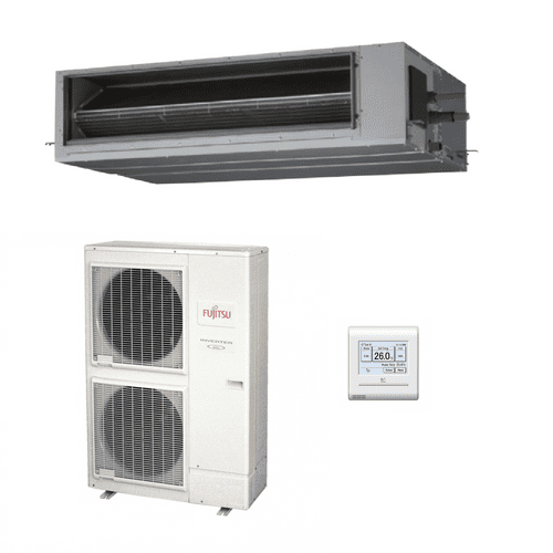 Fujitsu Air conditioning AIRSTAGE ARYG90LHTA AOYG90LRLA Big Duct Heat Pump 22Kw/90000Btu 3Ph