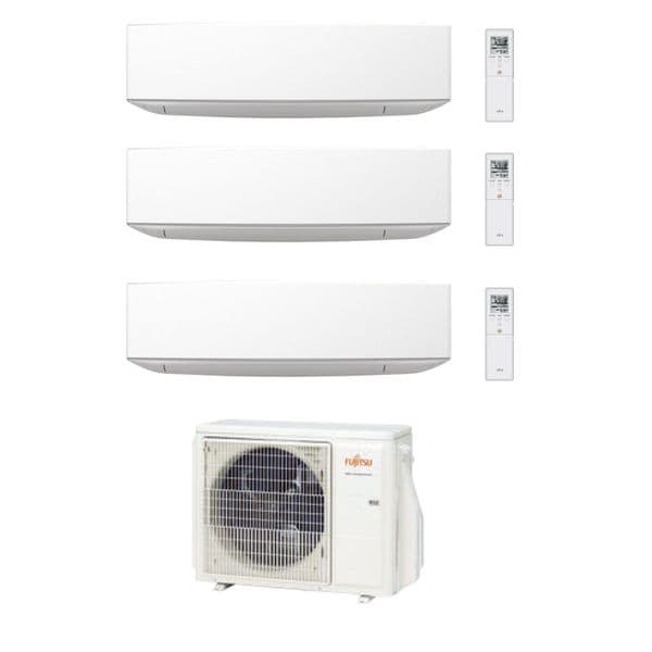 Fujitsu Air Conditioning AOYG24KBTA3 Designer 3 x ASYG09KETA Wall Mounted R32 A++ 240V~50Hz