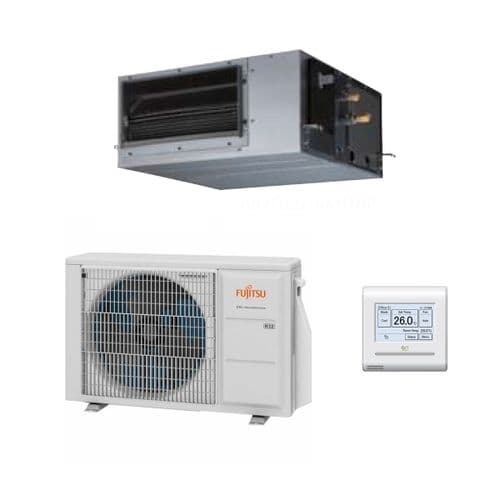 Fujitsu Air conditioning ARXG12KHTAP Concealed Duct Heat Pump Inverter 3.5Kw/12000Btu R32 A++