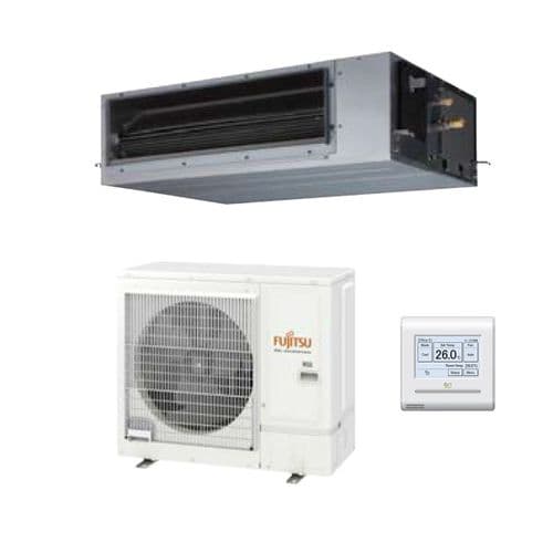 Fujitsu Air conditioning ARXG30KHTAP Concealed Duct Heat Pump Inverter 8Kw/30000Btu R32 A++