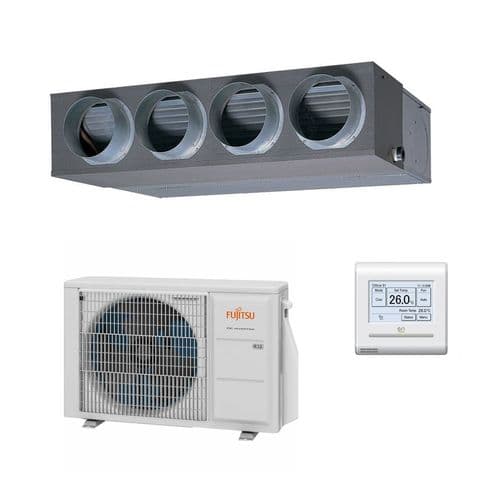 Fujitsu Air conditioning ARXG36KMLA AOYG36KATA Concealed Duct Heat Pump 10Kw/36000Btu R32 A+ 415V