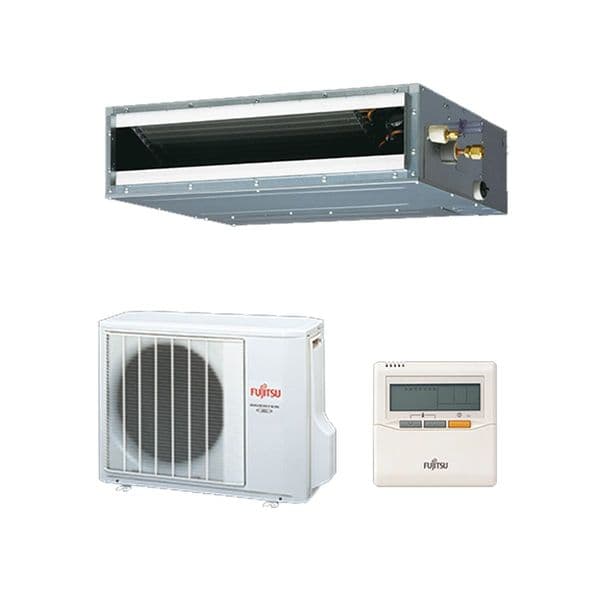 Fujitsu Air Conditioning ARYG12LLTB Slimline Convertible Concealed Duct Heat Pump Inverter (3.5Kw /