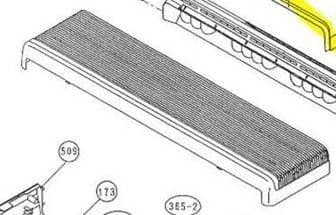 Fujitsu Air Conditioning Spare Part 9372676011 Cover Fascia PANEL For ABY24LBAJ
