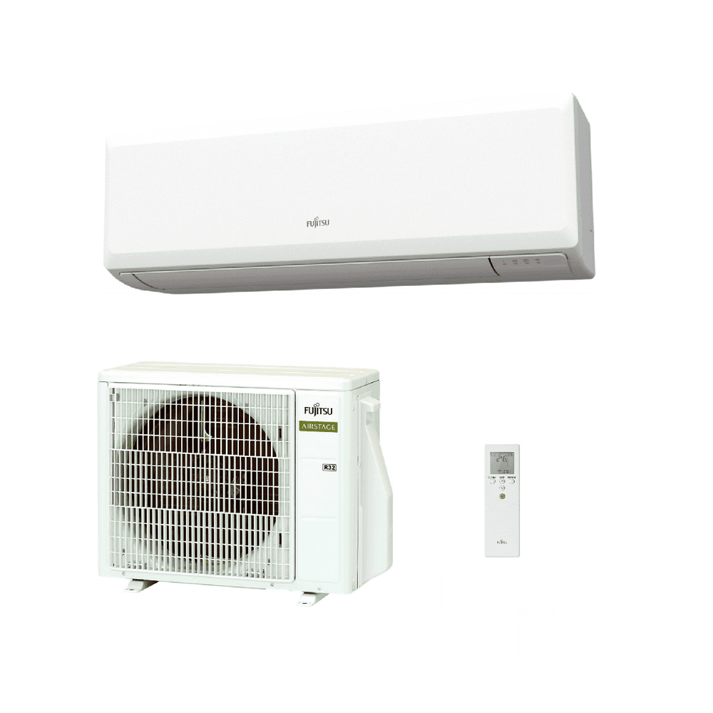 Fujitsu AIRSTAGE Air conditioning ASEG07KPCE AOEG07KPCA Economy Wall Heat pump A++ R32 2Kw/7000Btu
