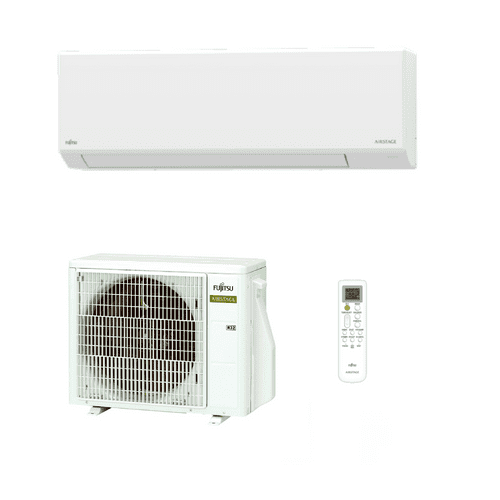 Fujitsu AIRSTAGE Air conditioning ASEH12KLTA AOEH12KLTA Eco Enhanced Wall A++ R32 3.5Kw/12000Btu