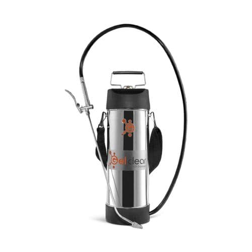 GelClear SS801 Air conditioning and Refrigeration Service Coil Pump Sprayer 25-55 psi 8 Litres Tank