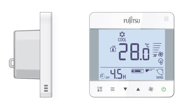 Hard Wired Fujitsu Air Conditioning Remote Controller UTYRCRYZ1 UTY-RCRYZ1 Compact Simple Remote