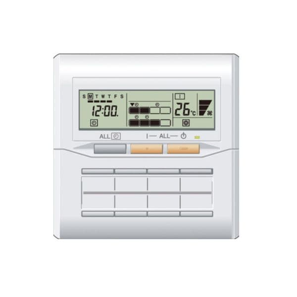 Hard Wired Fujitsu Air Conditioning UTYCGGY Group Remote Controller, Max 8 Controllable Groups