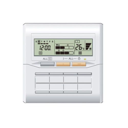 Hard Wired Fujitsu Air Conditioning UTYCGGY Group Remote Controller, Max 8 Controllable Groups