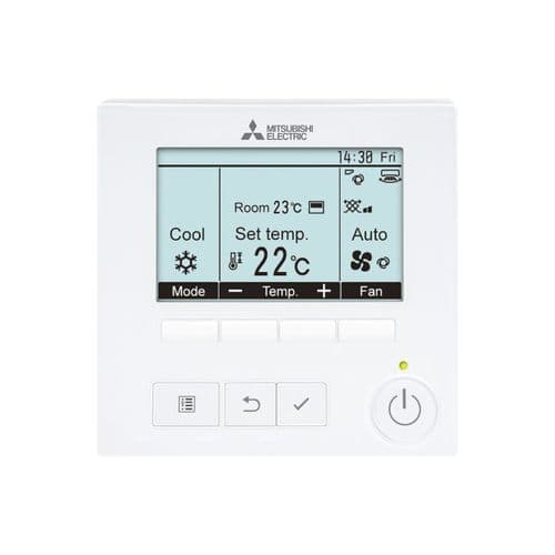 Hard Wired Mitsubishi Electric Air Conditioning 606129 PAR-41MAA PAR41MAA Standard Wired Controller