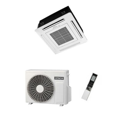 Hitachi Air Conditioning Mini Cassette RAI-25RPA Inverter Heat Pump 2.5Kw/9000Btu A+ 240V~50Hz