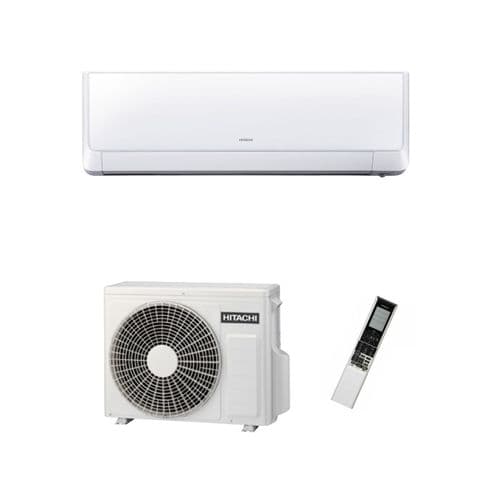 Hitachi Air Conditioning Shirokuma Wall Mounted RAK-25RXRE Heat Pump 2.5Kw/9000Btu A+++ 240V~50Hz