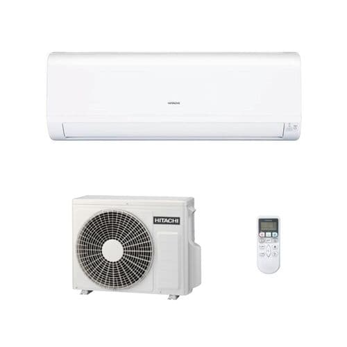 Hitachi Air Conditioning Wall Mounted RAC DJ18PHAE Heat Pump 2.0Kw/8000Btu A+ R32 240V~50Hz
